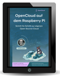 E-Book-Cover: OpenCloud auf dem Raspberry Pi: Schritt für Schritt zur eigenen Open-Source-Cloud